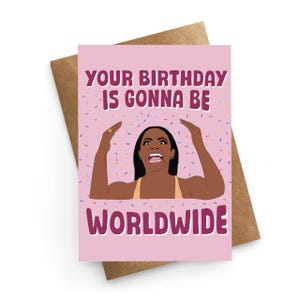 Verjaardagskaart echte huisvrouwen, RHOA-verjaardagskaart, Kandi Burruss-verjaardagskaart, grappige verjaardagskaart, verjaardagskaart vriend, verjaardag bestie