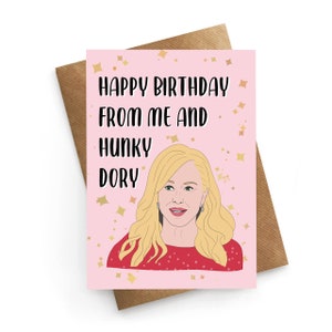 Cartão de aniversário de donas de casa reais, cartão de aniversário engraçado, cartão Kathy Hilton, presente de donas de casa reais, cartão de aniversário de amigo