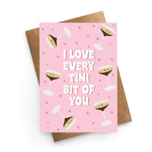 Carte de Saint-Valentin drôle, carte de Martini expresso, carte de Saint-Valentin petit ami, carte de Saint-Valentin, carte de Saint-Valentin mari, cadeau de la Saint-Valentin