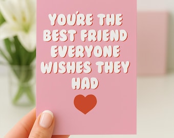 Best Friend Birthday Card, Friend Birthday, Galentines Card, Soul Sisters, Friend Birthday, Cute Card For Friend