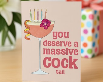 Funny Birthday Card Friend, Personalised Cocktails Birthday Card, Birthday Card For Her, Getting Old, Birthday Friend, Best Friend Gift