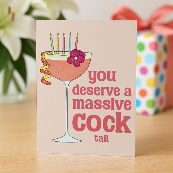 Carte d'anniversaire drôle avec un ami, carte d'anniversaire cocktails personnalisée, carte d'anniversaire pour elle, vieillir, ami d'anniversaire, cadeau meilleure amie