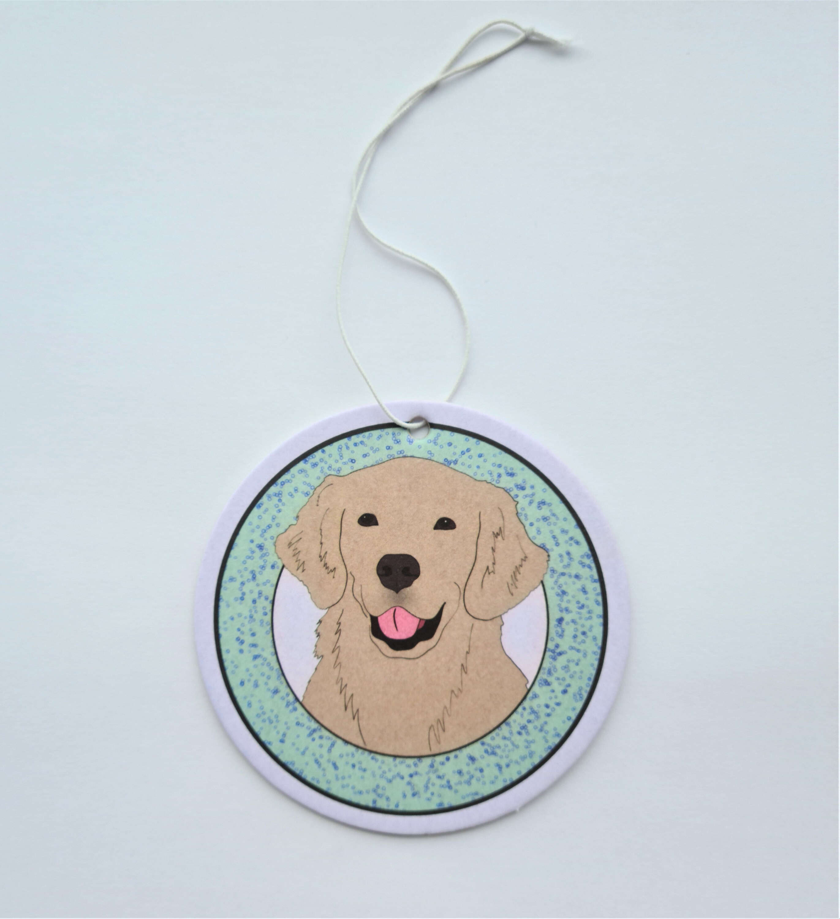 Dog Car Air Freshener Dog Gift Idea Golden Retriever Car Air Etsy UK