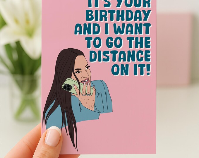 Real Housewives Birthday Card, RHOSLC Card, Funny Birthday Card, Lisa Barlow Card, Receipts Proof Timeline, Real Housewives Gift, Friend