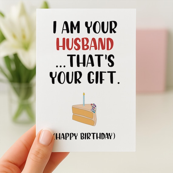 Funny Wife Birthday Card, Birthday Card For Wife, Funny Birthday Card, Birthday Card, Birthday Card From Husband