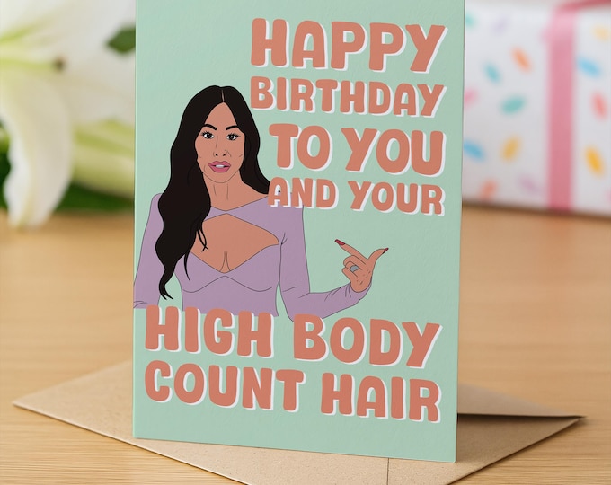 Real Housewives Birthday Card, RHOSLC Card, Angie K Funny Birthday Card, Heather Receipts Proof Timeline, Real Housewives Gift
