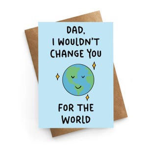 Vatertagskarte, Stiefvaterkarte, wie ein Vater für mich, danke, dass er ein Vater ist, Opa-Vatertagskarte, für Mutter am Vatertag, Vaterfigur