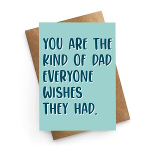 Vatertagskarte, beste Dad-Karte, wie ein Vater für mich, danke, dass sie ein Vater sind, süße Vatertagskarte, am Vatertag, Vaterfigurkarte
