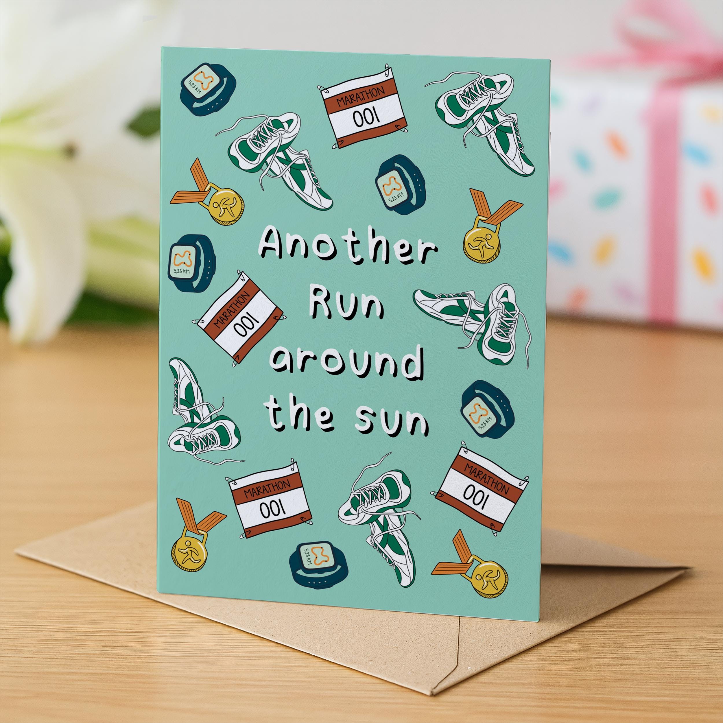 Runner Birthday Card, Boyfriend Birthday Card, Run Lover Card, Husband ...
