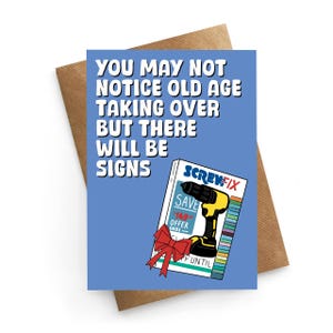 Funny Birthday Card For Him, Husband Birthday Card, Screwfix Birthday Card, Funny DIY Lover Card, Funny Hobby Birthday Card Tools