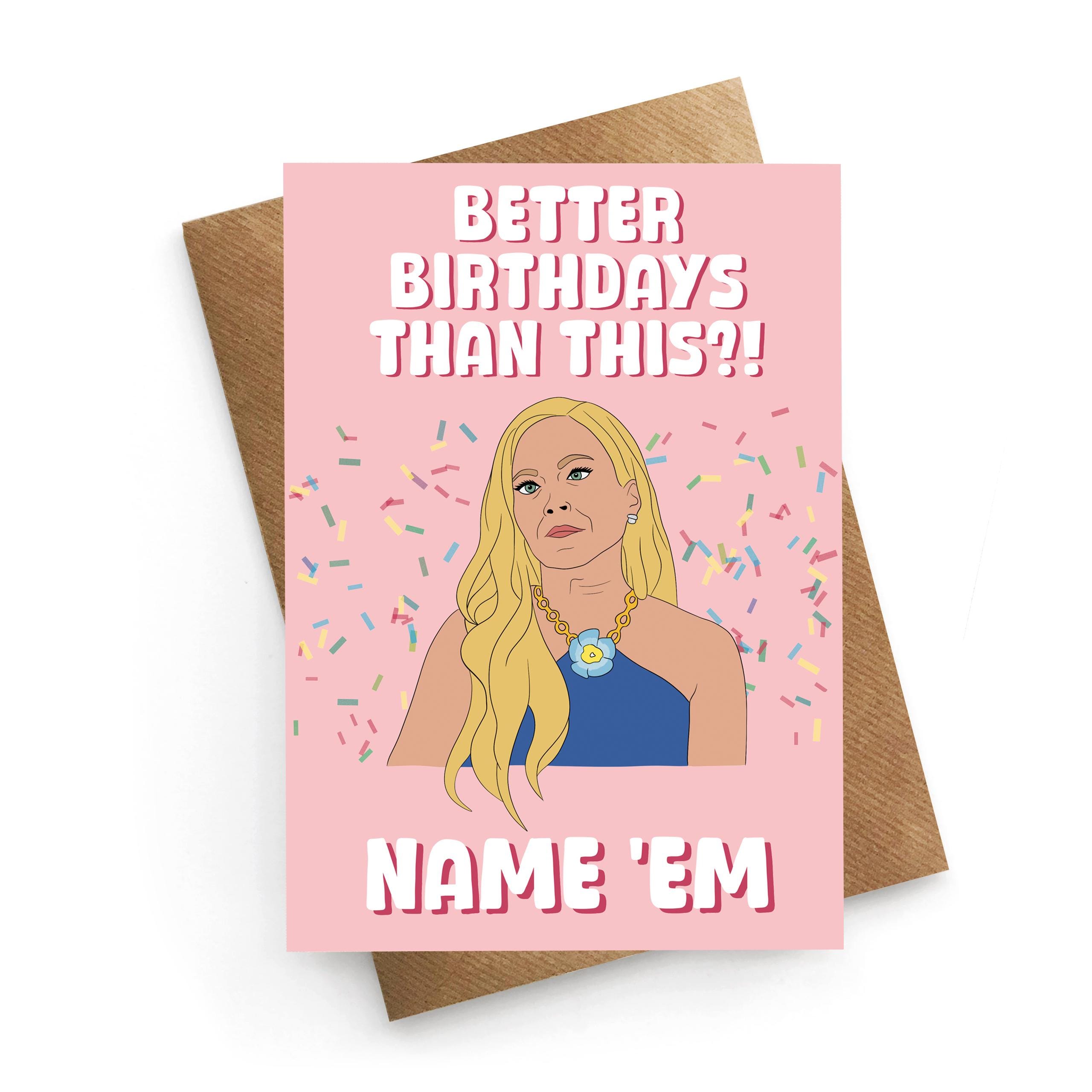 Reality Tv Birthday Card Canada