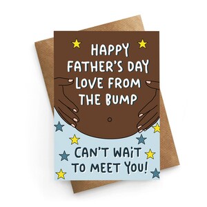 Fathers Day Card From Bump, Fathers Day Baby, Fathers Day From Wife