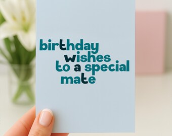Funny Birthday Card Friend, Cheeky Birthday Card, Best Mate Birthday Card, Funny Birthday Card Brother