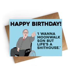 Carte d'anniversaire drôle, carte d'anniversaire de série télé, carte d'anniversaire de mari, carte d'anniversaire de comédie, anniversaire drôle de frère