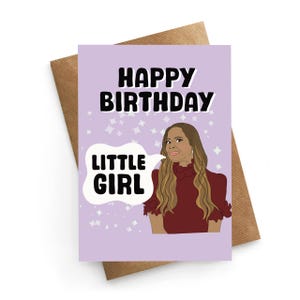 Carte d'anniversaire vraies femmes au foyer, carte RHOSLC, carte d'anniversaire drôle, carte d'anniversaire Mary Cosby, cadeau vraies femmes au foyer, carte d'anniversaire amie