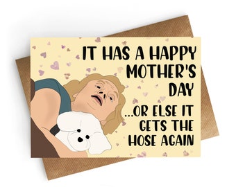 Mothers Day Card, Movie Mothers Day Card, Funny Mothers Day Card, Mothers Day Gift
