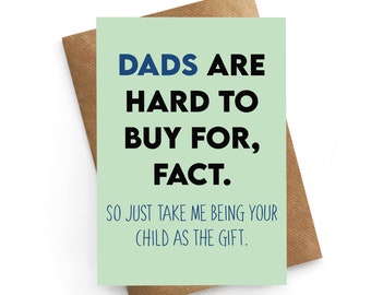 Fathers Day Card, Birthday Card Dad, Dad Birthday Card, Funny Dad Card, Hard To Buy For, Birthday Card For Dad, Fathers Day Gift
