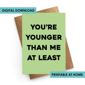 Downloadbare kaart, afdrukbare verjaardagskaart, Instant Download verjaardagskaart vriend, beste vriend verjaardag, grappige verjaardagskaart vriend