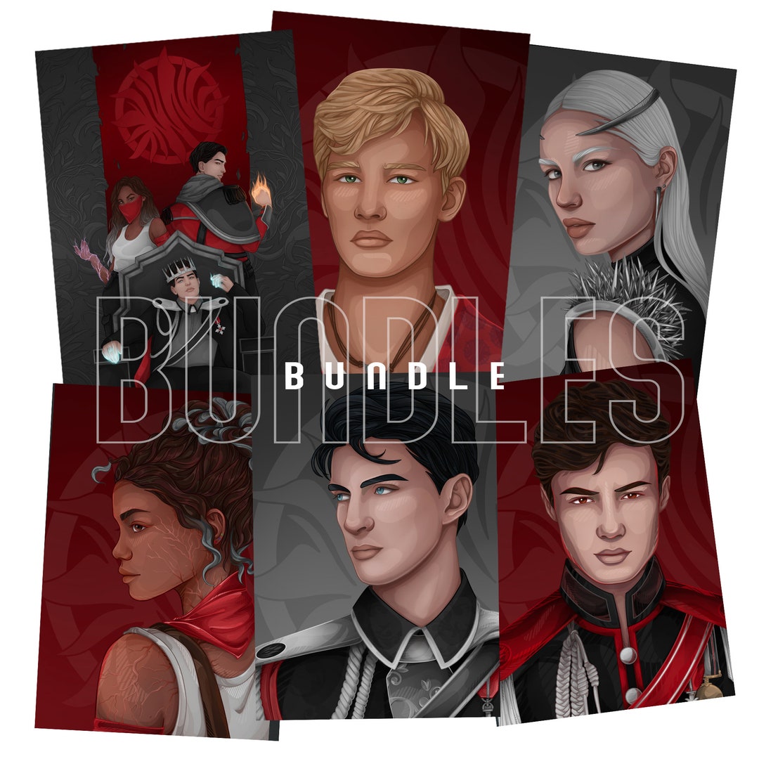 Red Queen Character Bundle Etsy