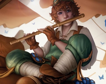 The Merchling | Wylan van Eck | Six of Crows Postcard
