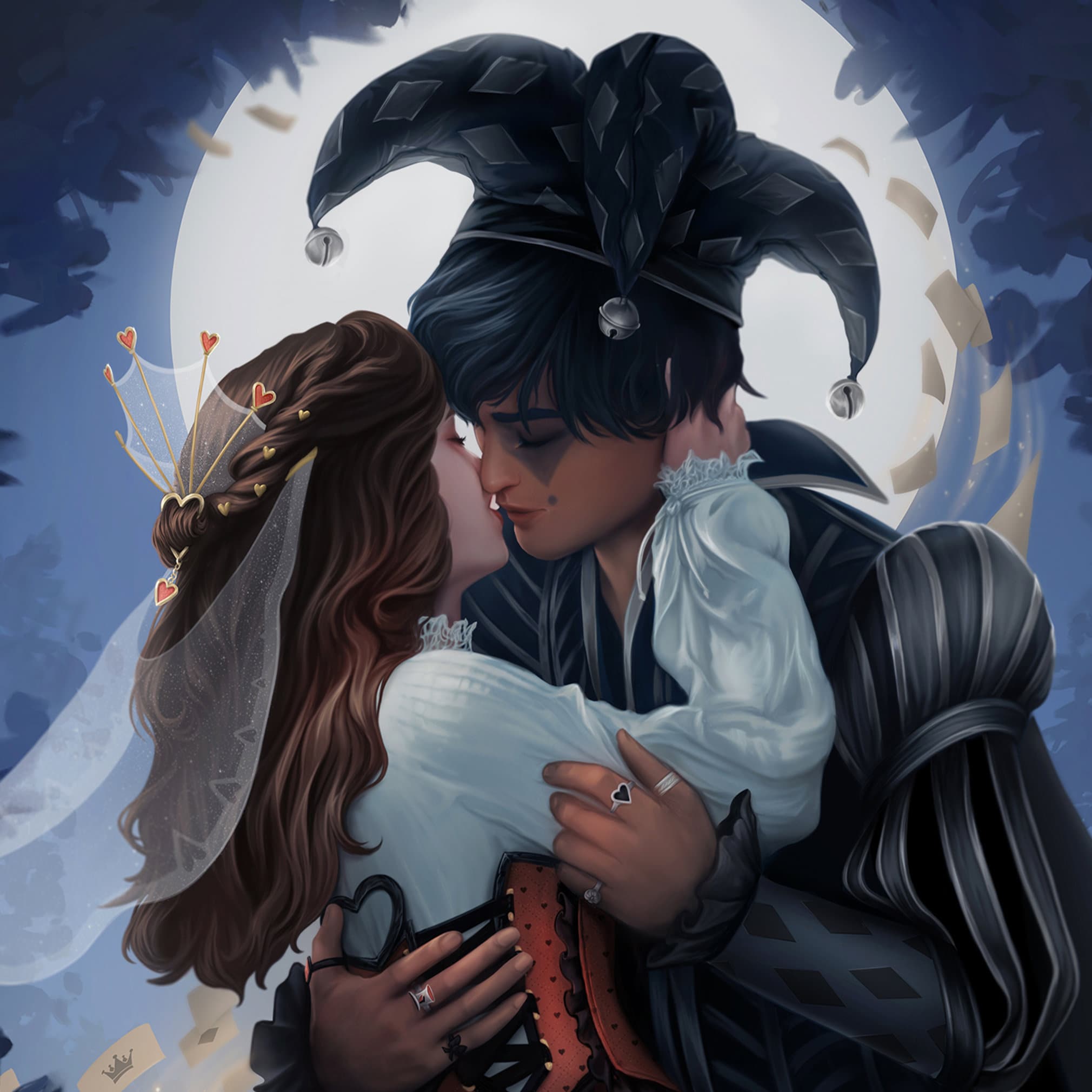 anime mad hatter and alice kiss