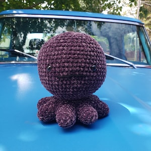 Pulpo amigurumi de crochet hecho a mano