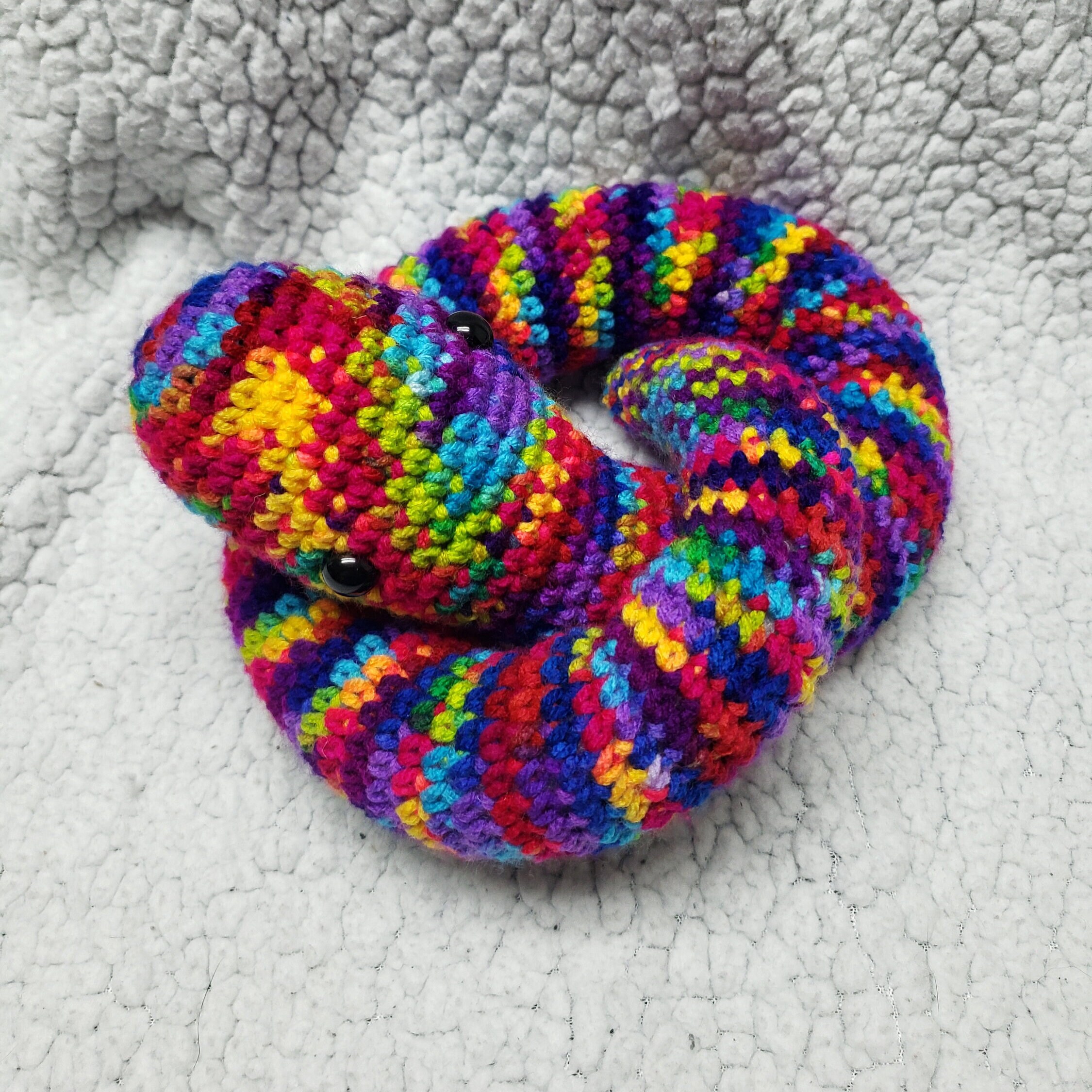 Handmade Crochet Amigurumi Snake - Etsy