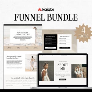 Funnel Pages Kajabi Template Neutral Aesthetic Kajabi Sales Page Modern Kajabi Template Neutral Kajabi Sales Page Theme