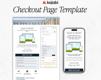 Kajabi Checkout Page Template Design Kajabi for Online Coach & Course Creators | Dream