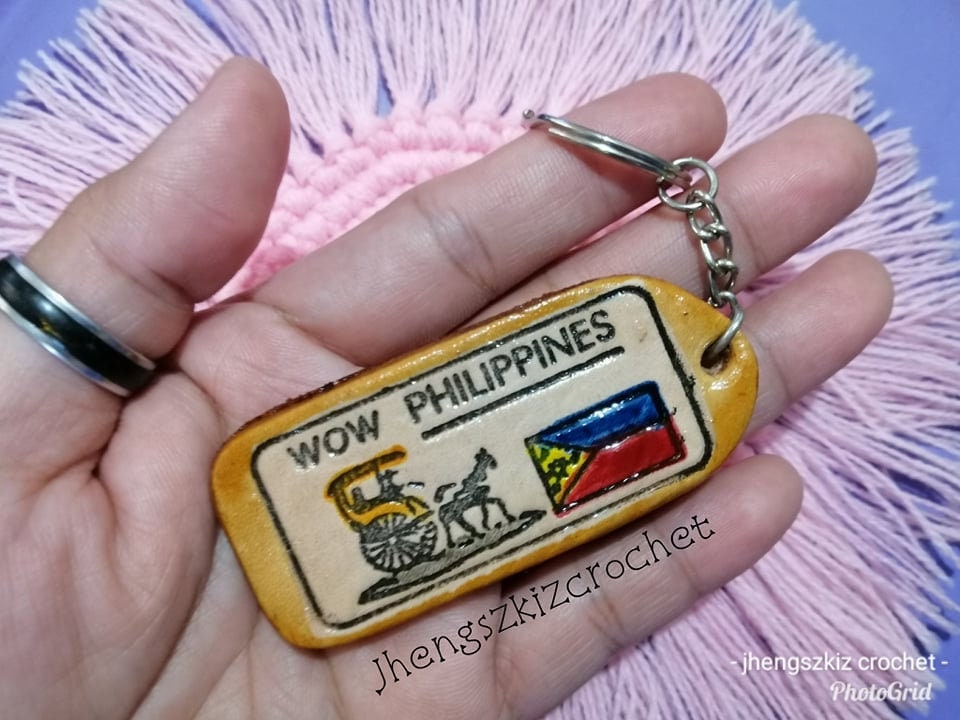 5Pcs. Philippine Souvenir Leather Keychain Tatak Pinoy Etsy