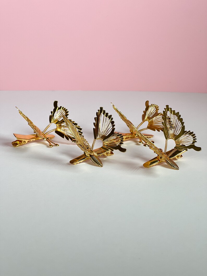 90s Butterfly Hair Clips Y2K Hair Accessories Moving Wings Etsy UK