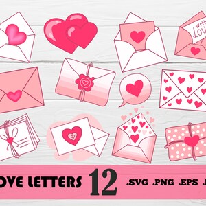 Cartas de amor svg,Envelope SVG Bundle, Mail SVG, Envelope Clipart, Love Envelope svg, Love mail svg, Letter svg,print file,printable, svg file