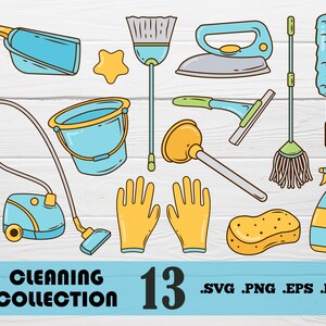 CLEANING SUPPLIES clip art,cleaning supplies print, cleaning supplies svg, cleaning supplies digital print, cleaning illustration,print,svg