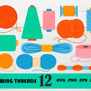Sewing threads svg,Sewing Svg Bundle,scissors svg,needle svg,button svg,Sewing clipart, Sewing Machine Svg,print file,printable, svg file
