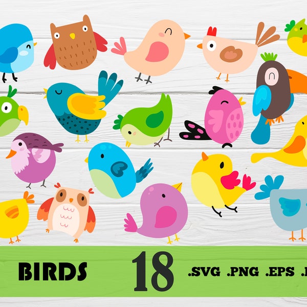 Birds svg, Bird Svg Bundle, Birds Svg, Love Birds Svg, Bird Silhouette Svg, animals, colorful birds svg, birds print file, printable svg,svg