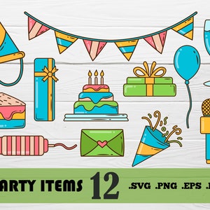 Party items svg,Party items svg,Birthday decoration Svg,Holidays decor svg,Party items Svg,balloons Svg,Festive decoration,print,svg file