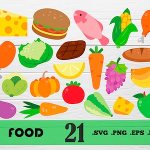 Food svg, food clipart svg,fruits svg,vegetables svg,cheese svg,hamburger svg,meat svg,fish svg,carrot svg,print file,printable,svg file,svg