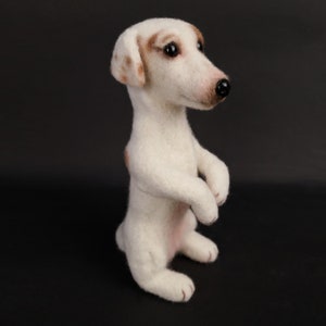 Felted Dog | Gift for Dog Lovers | Dog Portrait | Pet Loss Memorial | Custom Miniature Dog Felting | Handmade Wool Sculpture | Jack Russell