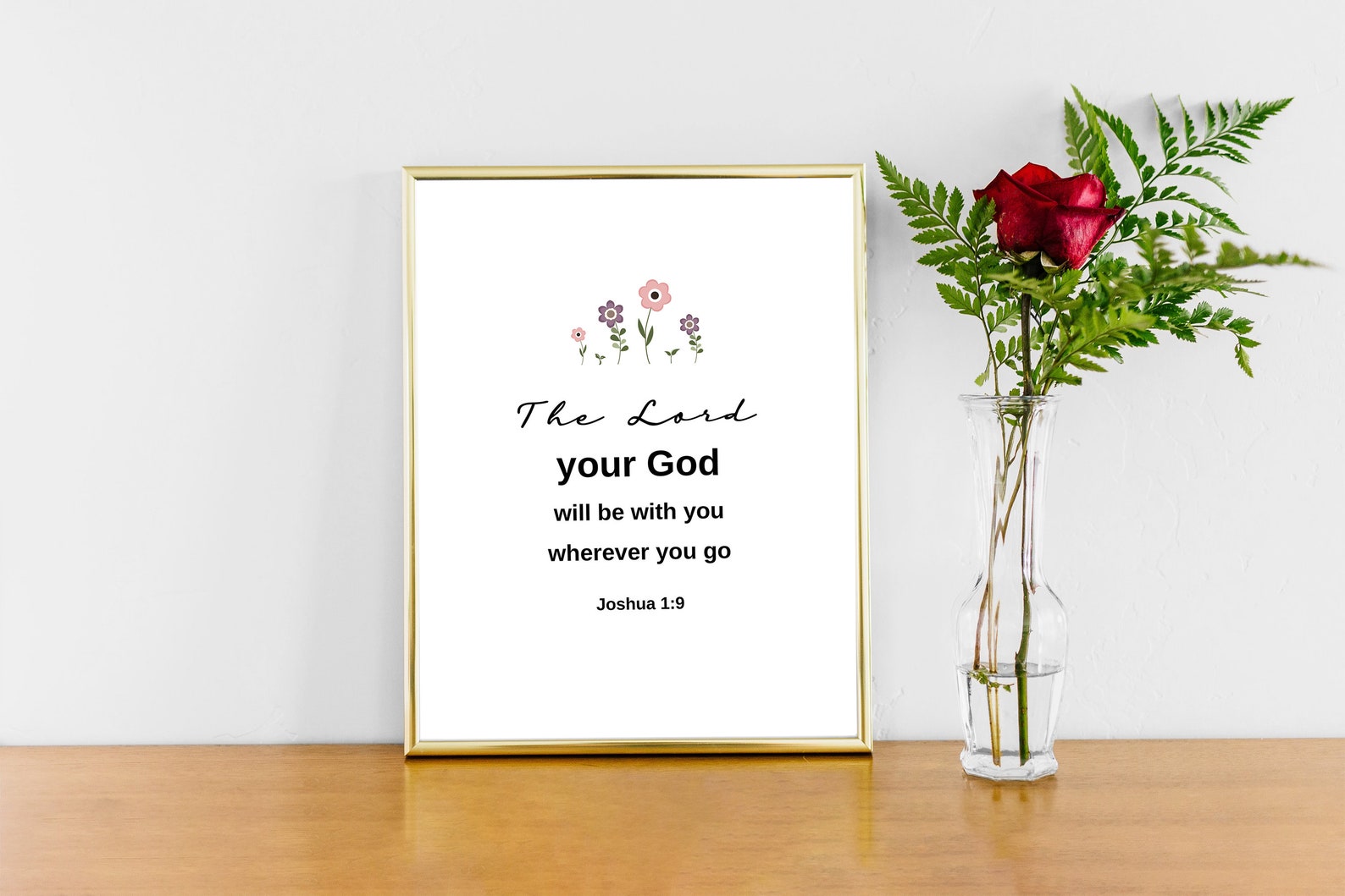 Bible Verses Poster Christian Wall Art Decor Poster Bible Etsy