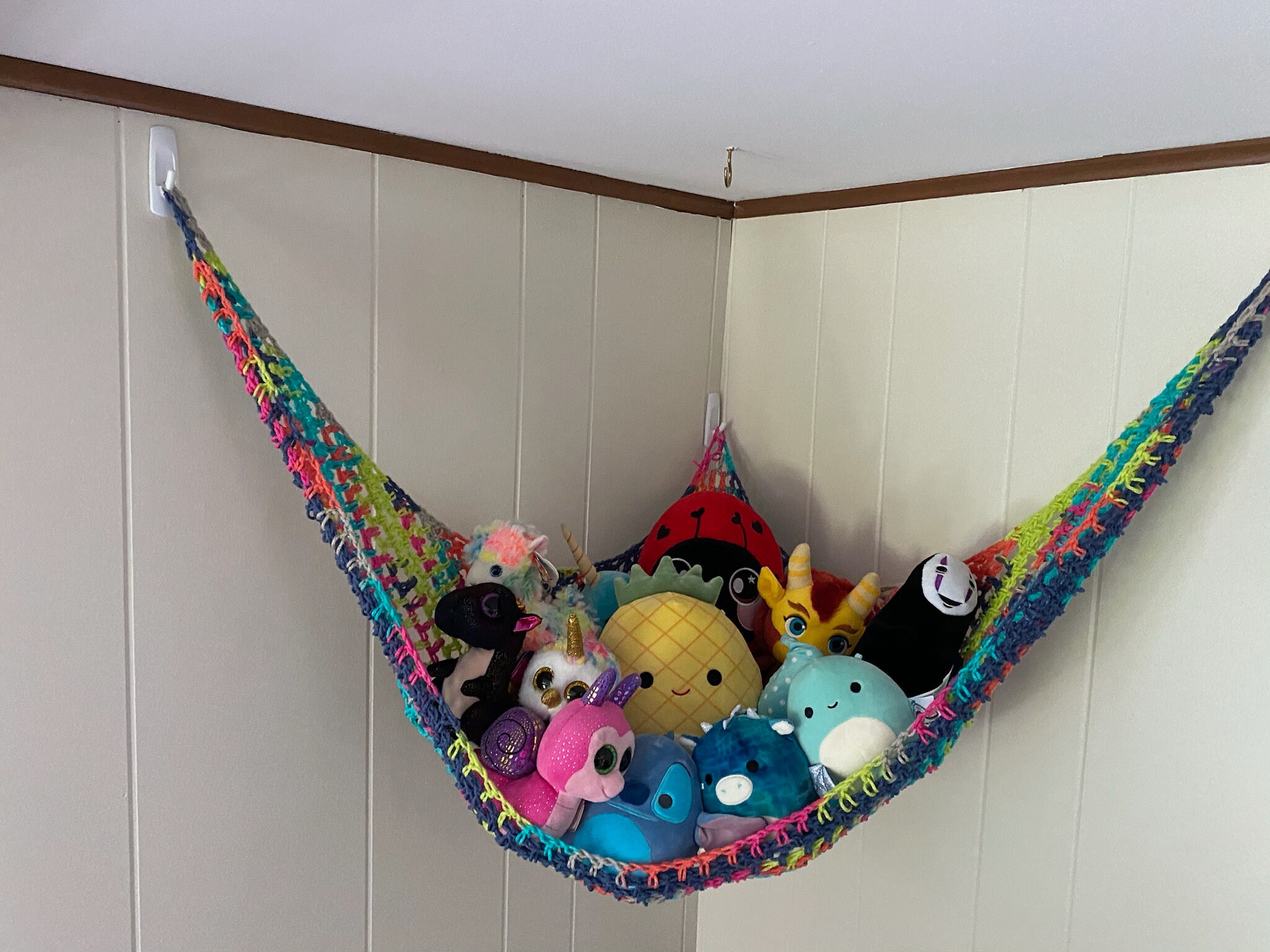 Funky Color block Squishmallow or Stuffed Animal hammock Etsy