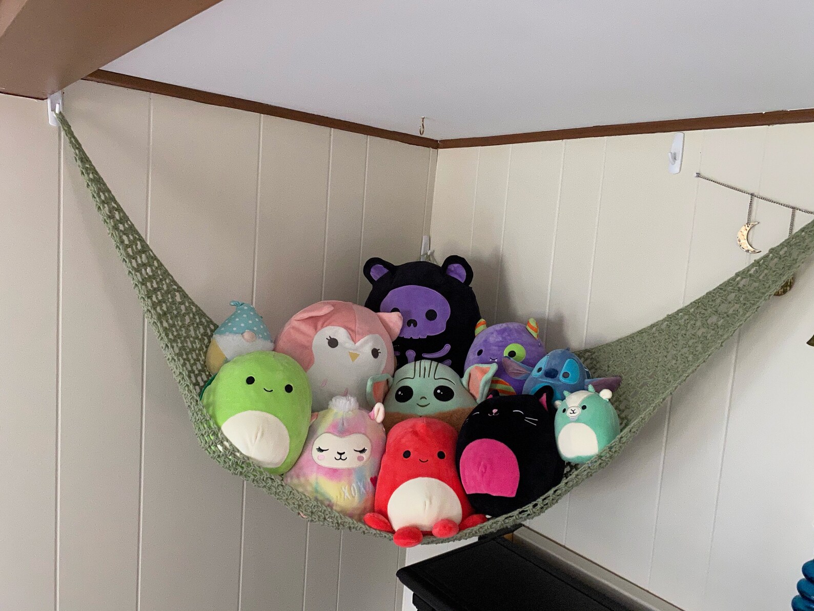 Sage Green Squishmallow or Stuffed Animal Crochet Hammock Etsy