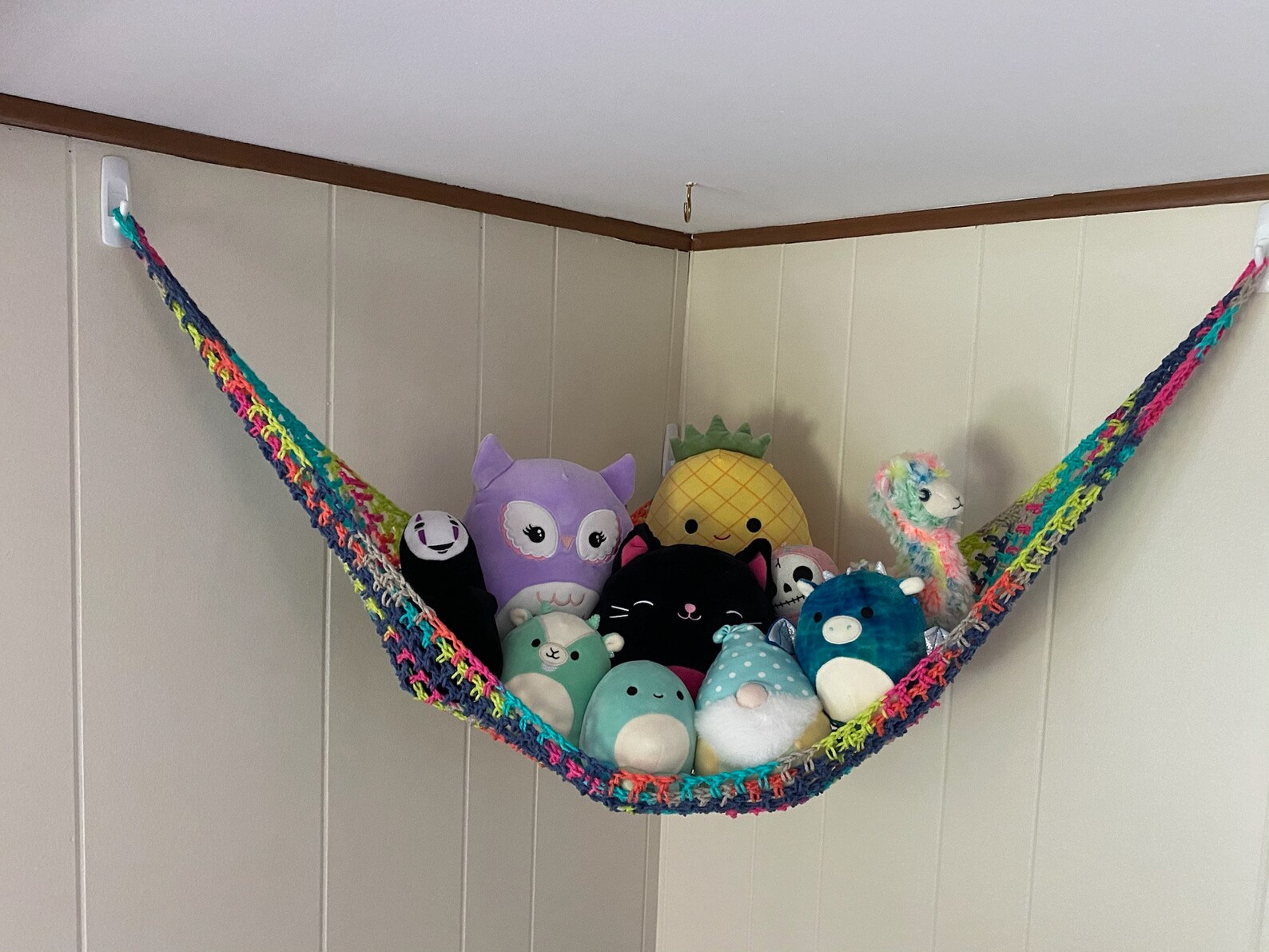 Funky Color block Squishmallow or Stuffed Animal hammock Etsy