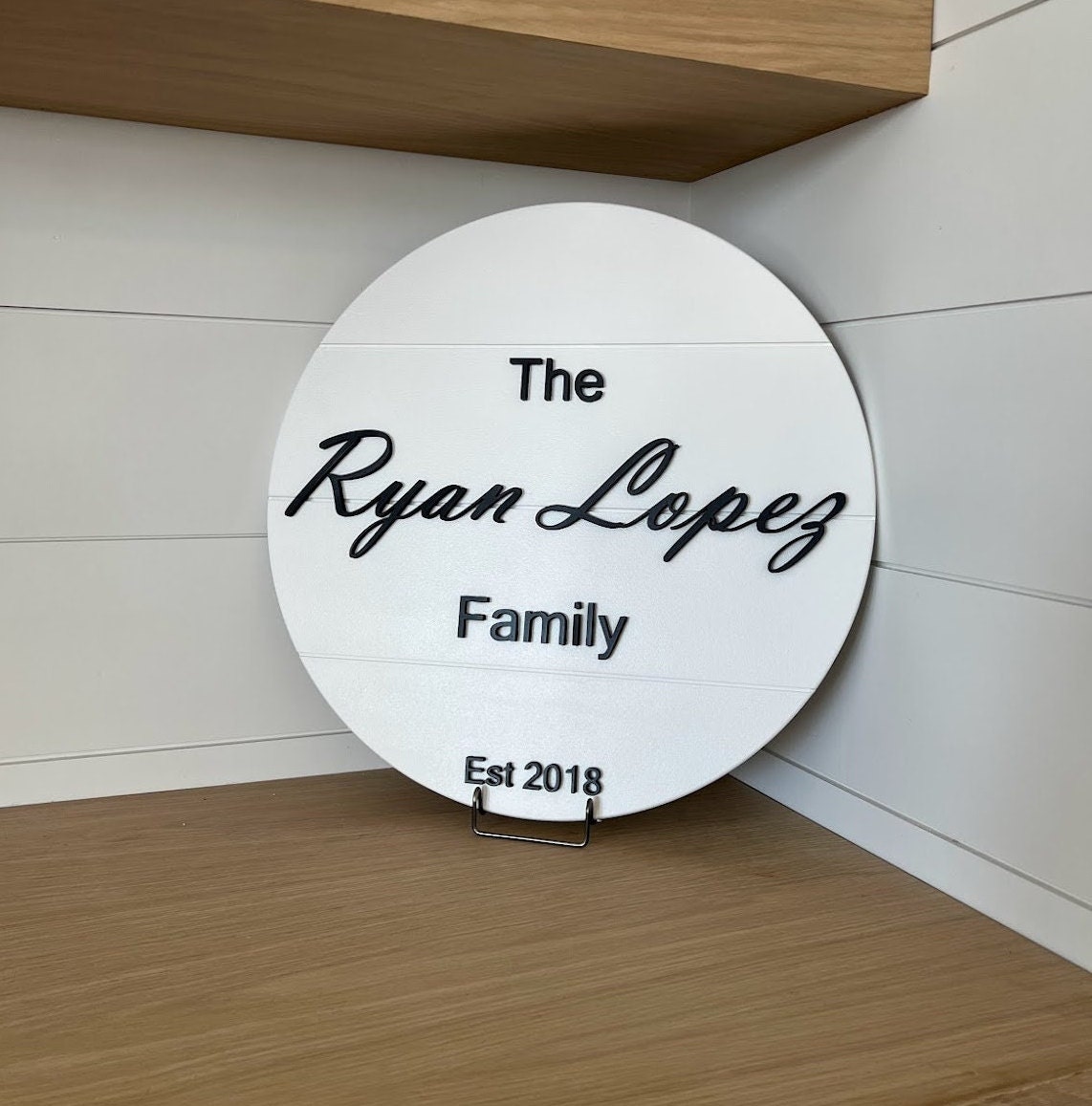 Round Custom Name Sign - Etsy