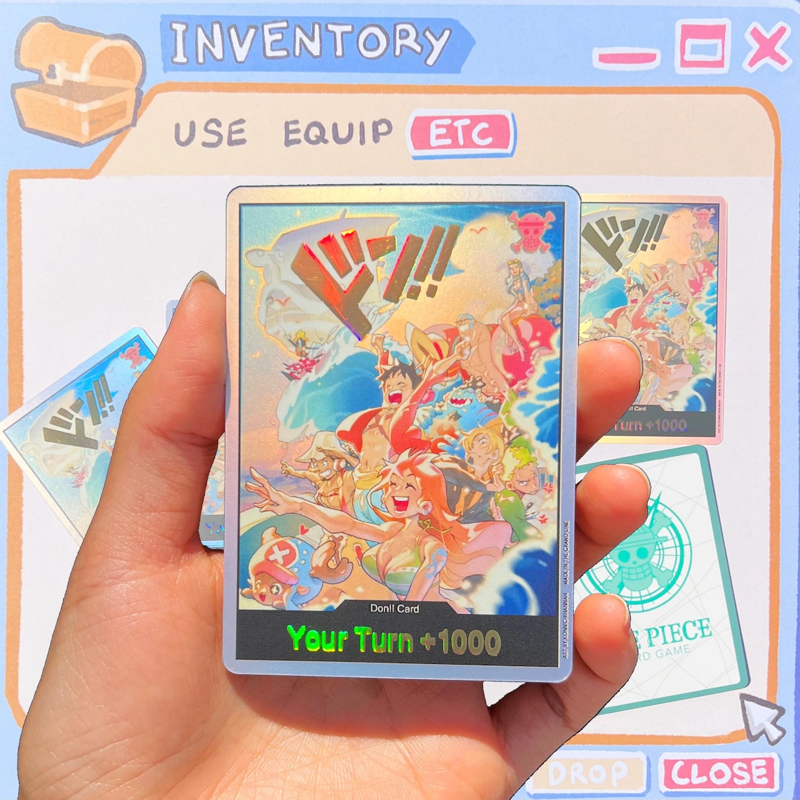 Straw Hats OP Original Custom Don!! Cards - Etsy