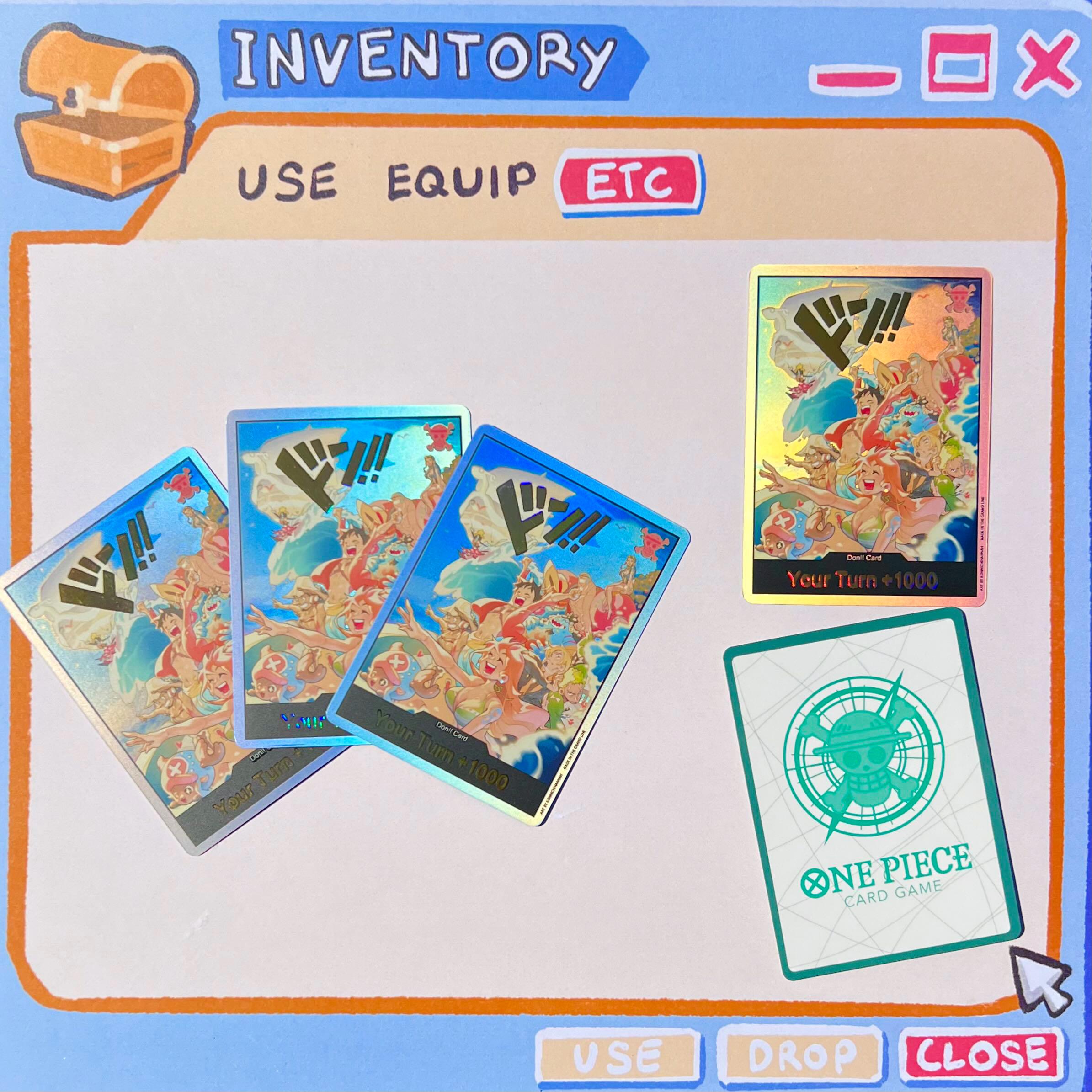 Straw Hats OP Original Custom Don!! Cards - Etsy