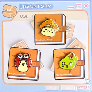 Maple Story Noob Monsters Gold Hard Enamel Pins