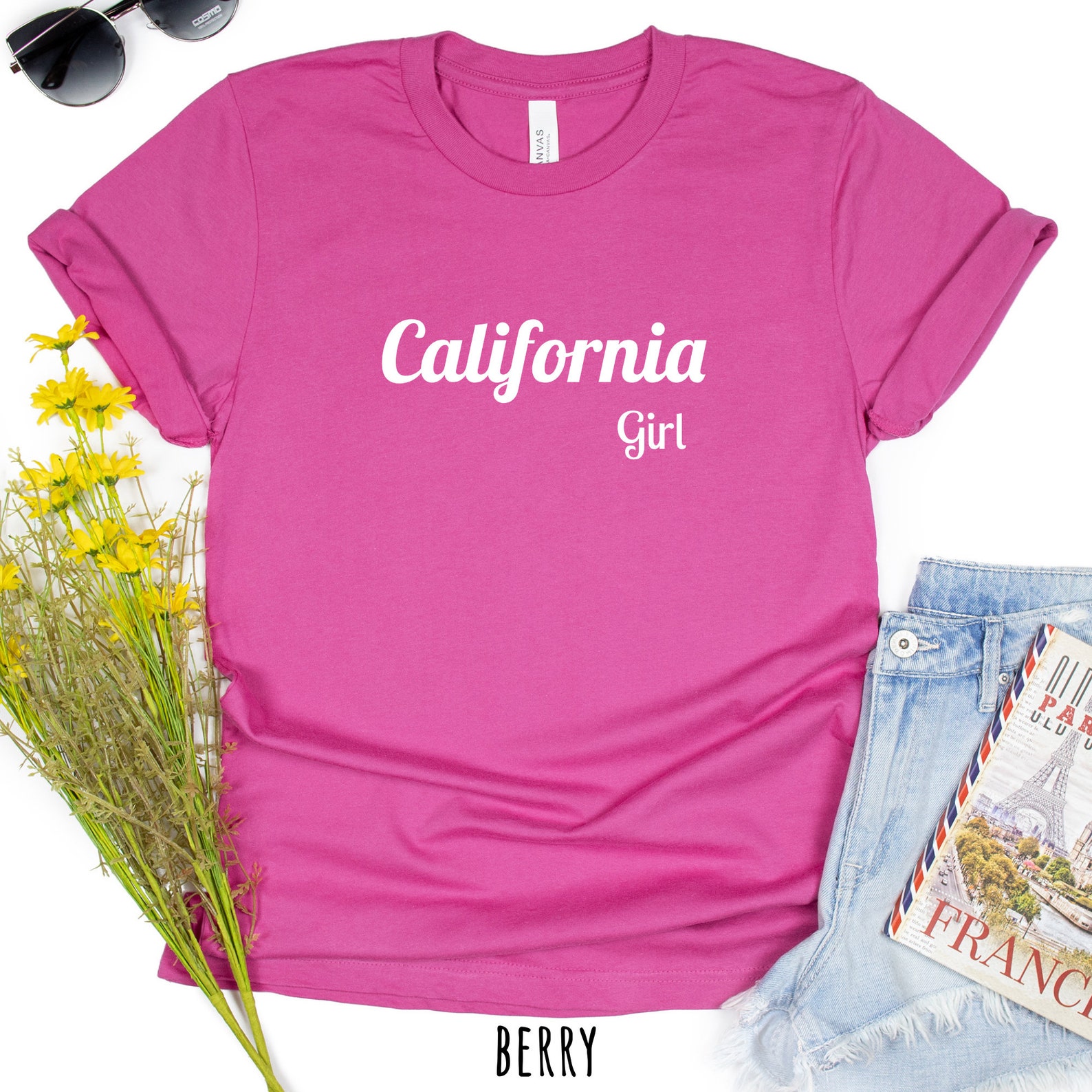 California Girl TShirt California Tee Beach Shirt Etsy