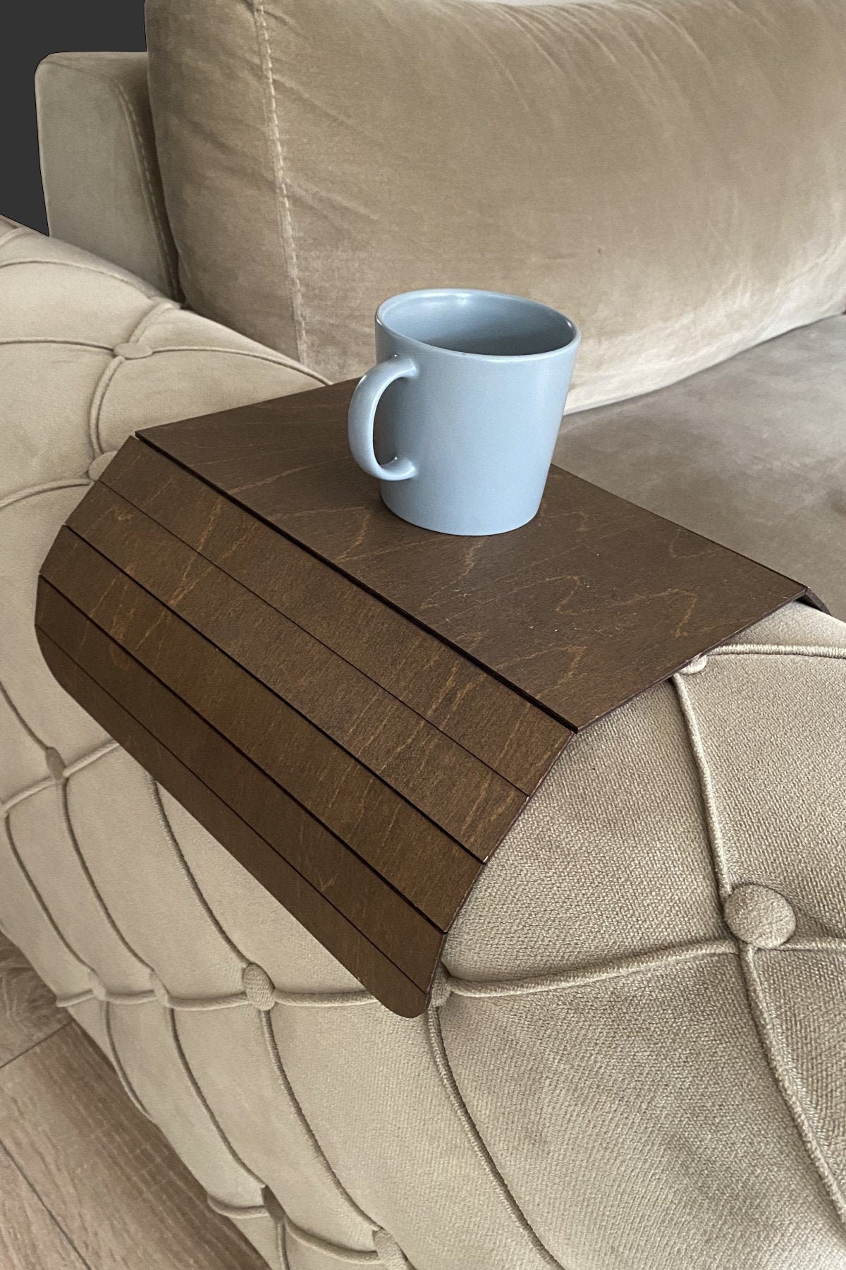 Sofatablett 2Stk Set SofaArmablage Birkenholz Etsy