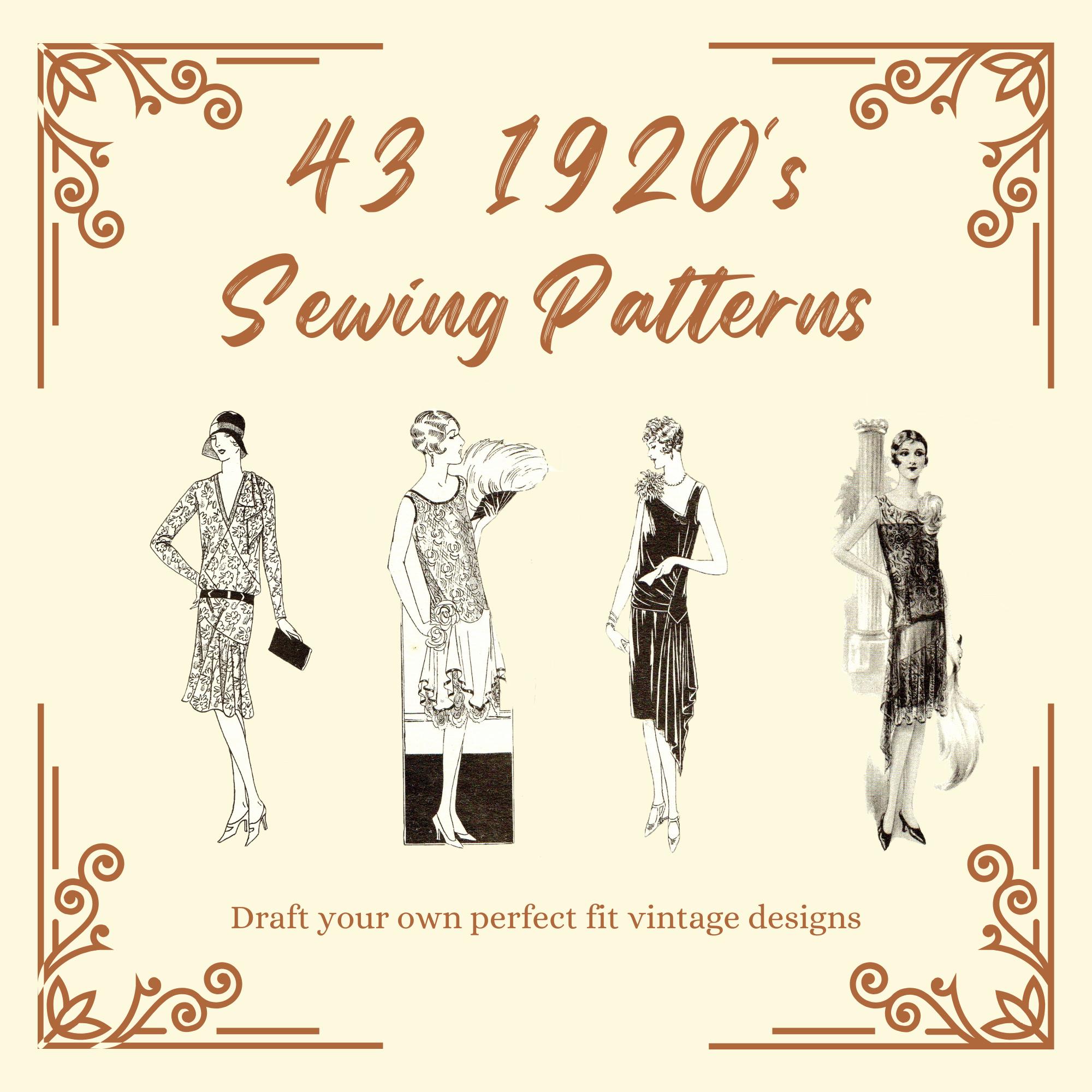 43 Vintage 1920's Sewing Patterns Original 1920's Pattern — free download