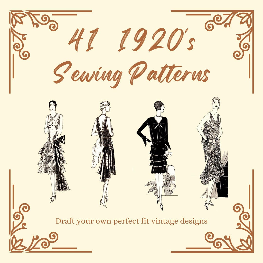 41 Vintage 1920's Sewing Patterns - Original 1920's Pattern ...